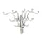 Hello Honey® 7.5" White Decorative Distressed Metal Wall Hook